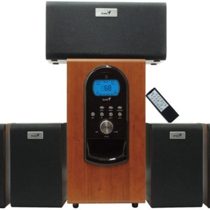 Sistema de Sonido 5.1 Genius SW-HF5.1 6000 II | 200W RMS | Subwoofer 8” | Bluetooth | Control Remoto