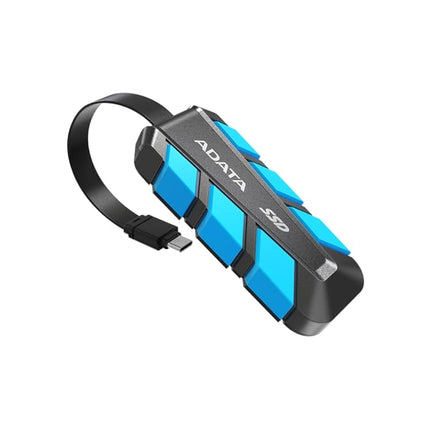 Disco Duro Externo Sólido ADATA SC740 | 1TB | USB 3.2 Gen2 | 1,050/1,000 MB/s | Resistente a Golpes | Cable USB-C Integrado