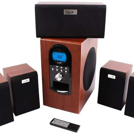 Sistema de Sonido 5.1 Genius SW-HF5.1 6000 II | 200W RMS | Subwoofer 8” | Bluetooth | Control Remoto