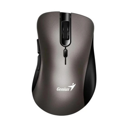 Mouse Inalámbrico Genius RS2 Ergo 8100S AI | 2.4GHz | 800/1200/1600 DPI | 6 Botones | Clic Silencioso | Receptor USB