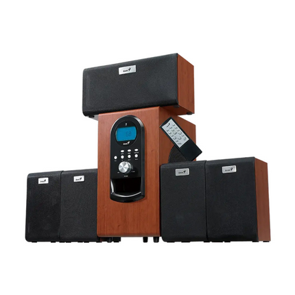 Sistema de Sonido 5.1 Genius SW-HF5.1 6000 II | 200W RMS | Subwoofer 8” | Bluetooth | Control Remoto