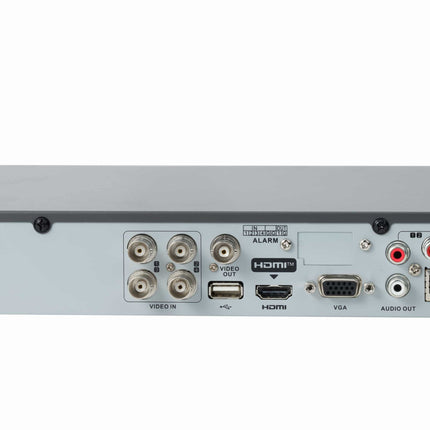 Grabadora DVR Hikvision 4-CH Analog + 4-CH IP | 8MP/5MP/4MP/1080P/720P | 1 SATA | AcuSense | H.265 Pro+ | 4 Audio | 4/1 Alarm I/O