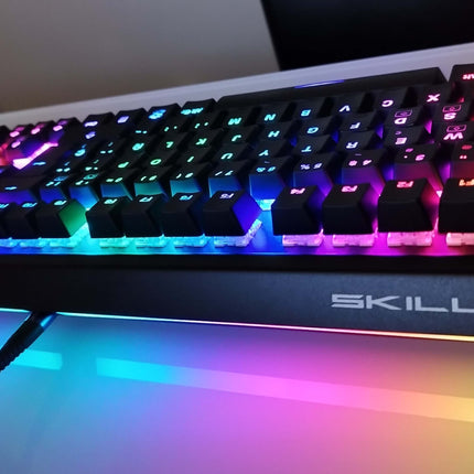 Teclado Gaming Sharkoon Skiller SGK60 | TKL | Kailh BOX Red | RGB | Alámbrico USB | Inglés