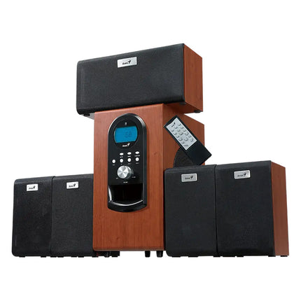 Sistema de Sonido 5.1 Genius SW-HF5.1 6000 II | 200W RMS | Subwoofer 8” | Bluetooth | Control Remoto