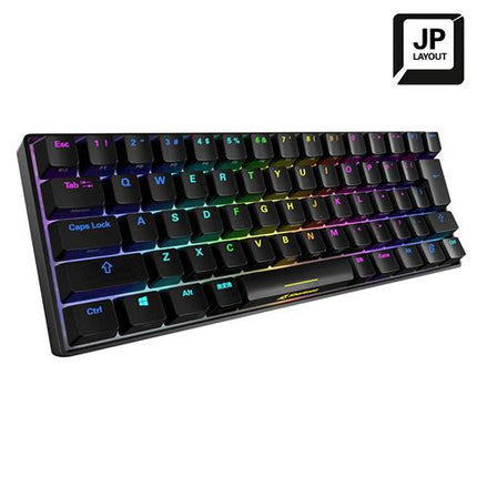 Teclado Gaming Sharkoon SKILLER SGK50 S4 | 60% | Mecánico Kailh Blue | RGB | Hot-Swap | USB-C 