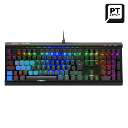 Teclado Gaming Sharkoon Skiller SGK60 | TKL | Kailh BOX Red | RGB | Alámbrico USB | Inglés