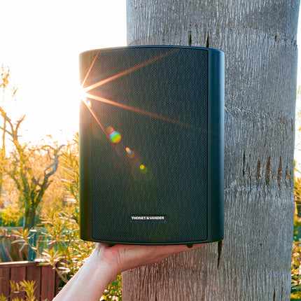 Parlante para Exteriores Thonet & Vander Fleck 7 Gen2 | 70W RMS | Bluetooth 5.0 | TWS | Resistentes al Agua | Soporte de Pared Incluido