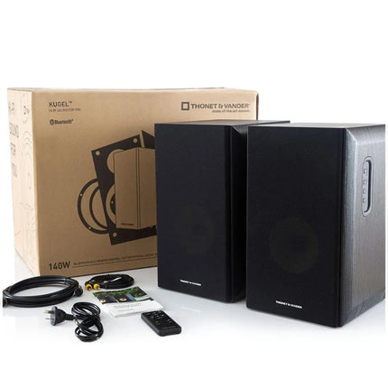Parlantes Thonet & Vander Kugel | 140W RMS | Bluetooth 4.2 | Entradas Óptica y RCA | Woofer 6.5” | Control Remoto