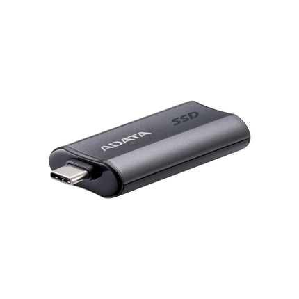 Disco Duro Externo Sólido ADATA SC750 | 2TB | USB 3.2 Gen2 | 1,050/1,000 MB/s | Negro Titanio | Conector Tipo-C Integrado