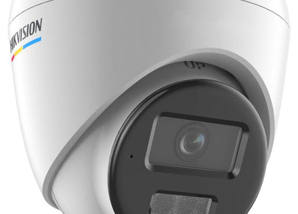 Cámara Hikvision DS-2CD1347G3-LIU dome blanca 4MP vista frontal con lente
