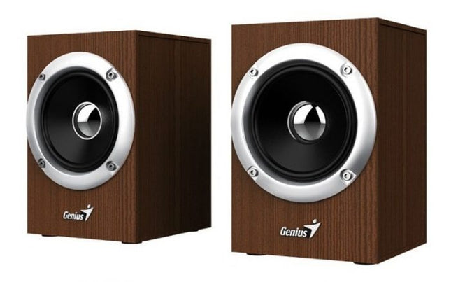 Parlantes Genius SP-HF280 | 6W RMS | USB | 3.5mm | Madera