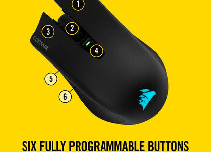 Mouse Gaming Corsair Harpoon RGB Inalámbrico | Bluetooth + 2.4 GHz | 10000 DPI