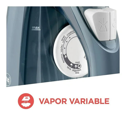 Plancha de Vapor Black+Decker TrueGlide Colors IRBD300 | 1200 W | Suela Antiadherente | Golpe de Vapor | Tanque 250 ml