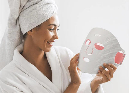 Conair Mascarilla Facial LED de Luz Roja Antiedad, MASK4