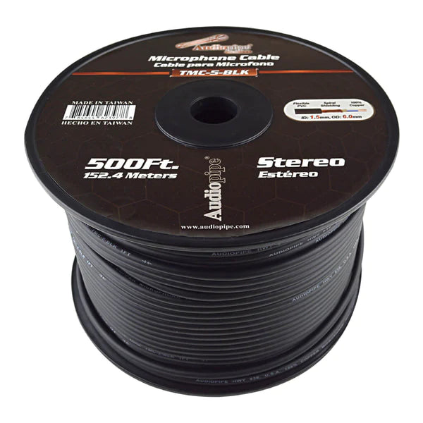 Audiopipe cable microfono 152m, TMC-5-BLK