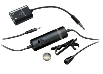 Audio-Technica Micrófono de Solapa Omnidireccional, ATR3350iS