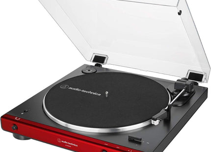Audio-Technica Tocadiscos Automático BT Rojo, AT-LP60XBT-RD