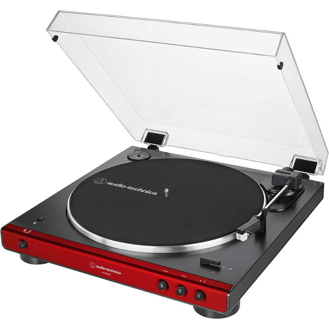 Audio-Technica Tocadiscos Automático BT Rojo, AT-LP60XBT-RD