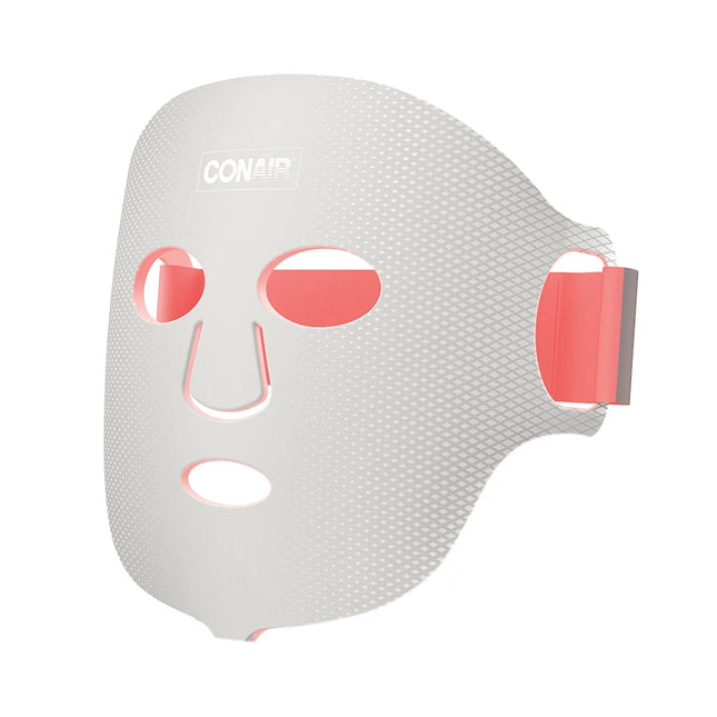 Conair Mascarilla Facial LED de Luz Roja Antiedad, MASK4