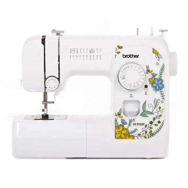 Brother JX3135F Máquina de Coser Ligera con 17 Puntadas, 38 Funciones y Luz LED