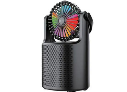 Biconic parlante ventilador LED 3W, BC-AU-BS-231-BK