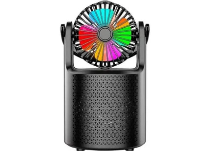 Biconic parlante ventilador LED BC-AU-B5-231-BK vista frontal