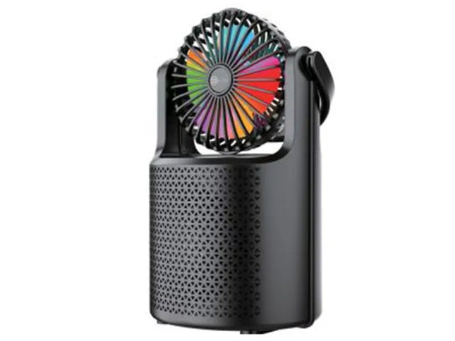 Biconic parlante ventilador LED 3W, MD-BC-AU-BS-231-BK