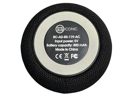 Biconic parlante portátil 5W TWS, BC-AU-BS-119-AC