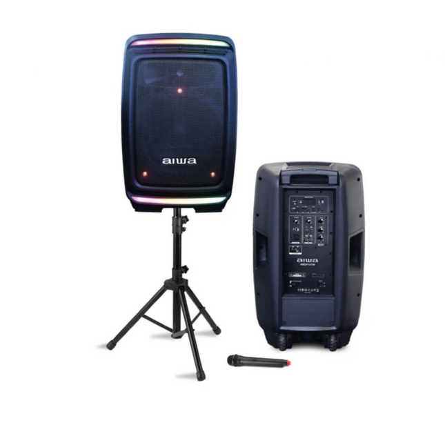 AIWA Sistema de Audio Portátil AWSP14TW 14" 1000W con Trípode