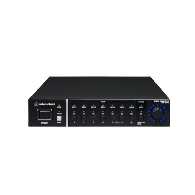 Audio-Technica ATDM-0604A mezcladora digital DSP Smart 6 canales 3 salidas