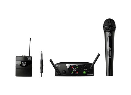 AKG Micrófono Inalámbrico Doble WMS40 Mini Dual Vocal Set