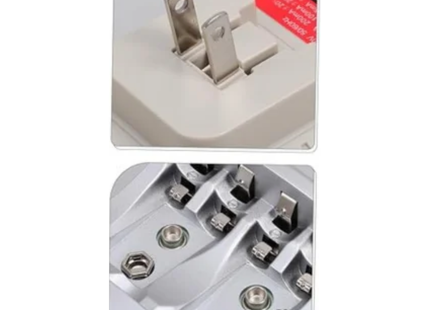 BTY Cargador Estándar para Baterías AA/AAA/9V, C804HV1