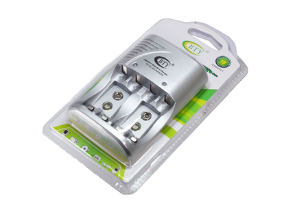 BTY Cargador Estándar para Baterías AA/AAA/9V, C804HV1