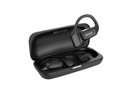 AIWA AW-K56B audífono conducción de aire negro vista frontal