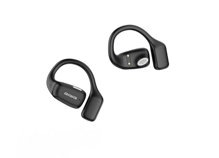AIWA AW-K56B audífono conducción de aire negro puesto