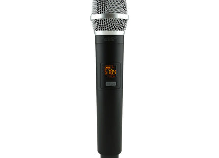 Studio Z GW-851BL Micrófono Inalámbrico de Mano UHF con Mini Receptor Recargable Negro