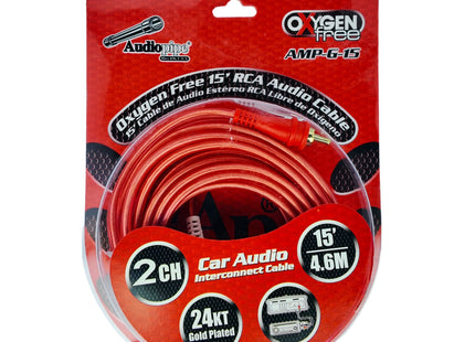 Audiopipe cable RCA 4.5M, AMP-G-15