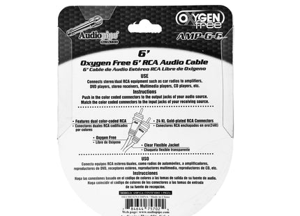 Audiopipe cable RCA 1.8M, AMP-G-6