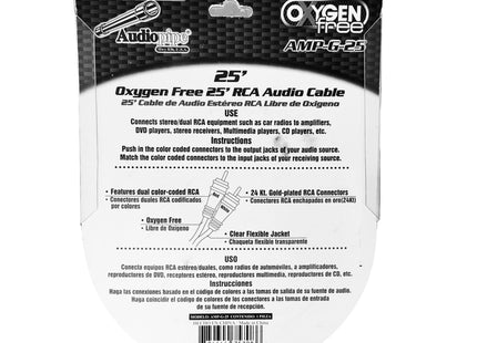 Audiopipe cable RCA 7.5M, AMP-G-25