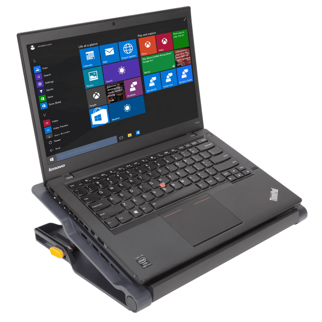 Targus Chill Mat+ AWE81US - vista superior con laptop