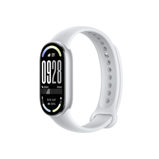 Xiaomi Smart Band 10 AMOLED 1.72" Silver, 63269