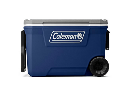 Coleman 2179153 Hielera con Ruedas 62 qt 58,7 L para 101 Latas Azul Twilight