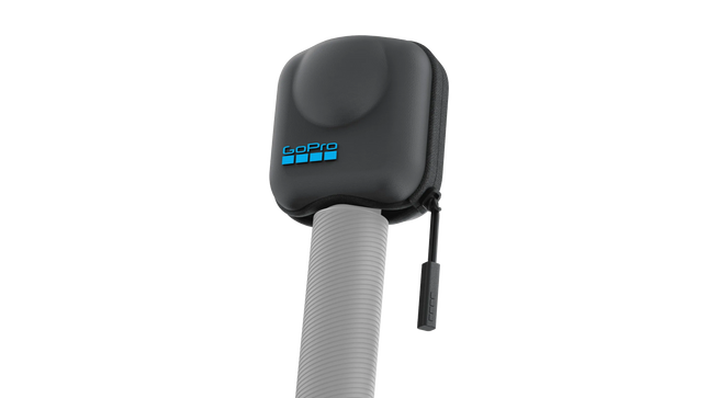 Estuche protector GoPro MAX2 cerrado vista frontal con logo