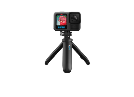 GoPro Shorty vara de extensión compacta cerrada mostrando diseño portátil