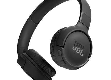 Vista lateral JBL Tune 520BT mostrando diadema ajustable y almohadillas