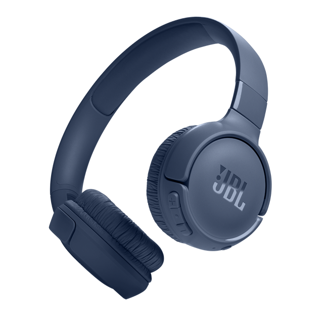 Headset JBL Tune 520BT azul vista lateral derecha plegado