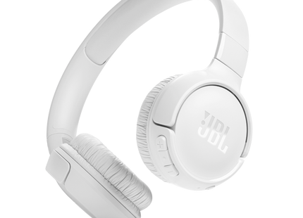Vista lateral derecha audífonos JBL Tune 520BT mostrando controles táctiles