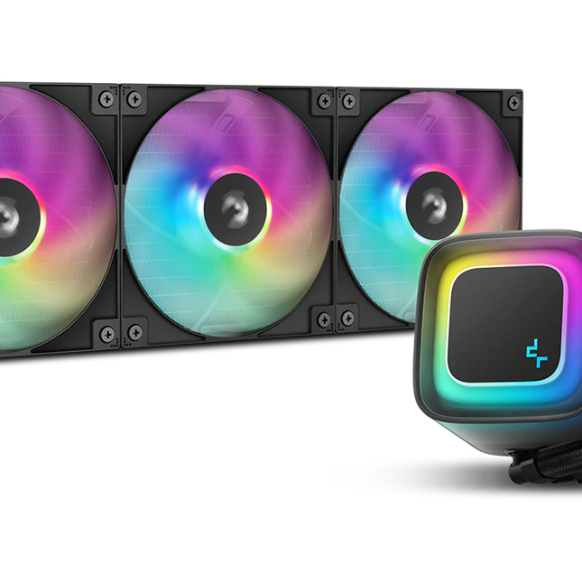 Enfriamiento Líquido RGB DeepCool LE360 V2 | AIO 360 mm | Triple Ventilador ARGB | Soporte AM5/AM4 y LGA1700+