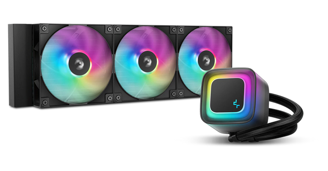 Enfriamiento Líquido RGB DeepCool LE360 V2 | AIO 360 mm | Triple Ventilador ARGB | Soporte AM5/AM4 y LGA1700+