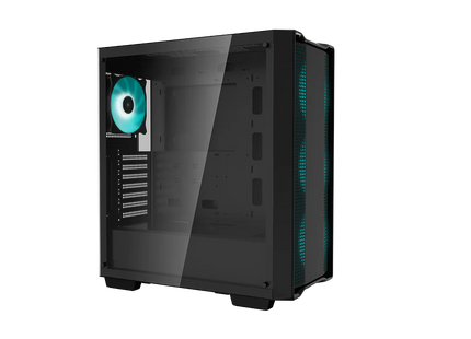 Case RGB DeepCool CC560 V2 | Mid Tower ATX | 4 Ventiladores 120 mm | Vidrio Lateral | Malla Frontal